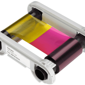 Evolis YMCKO Colour Ribbon - 200 prints. Suitable for Evolis Zenius & Primacy ID card printers.