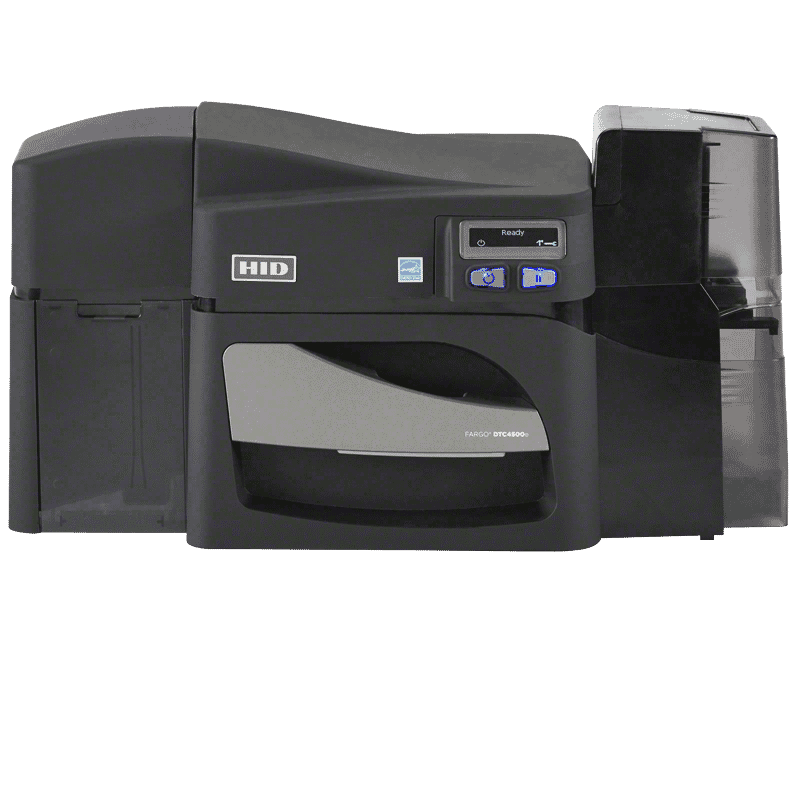 HID Fargo DTC4500e Single Sided Card Printer (Base USB & Ethernet Model) Includes 3 Year Warranty