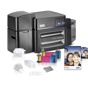 ID Supplies HID Fargo DTC1500 Dual Side ID Card Printer Value Package